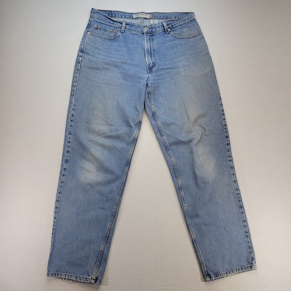 Levi's 560 Jeans Mens‎ 36x34 Comfort Fit Light Wash Tapered Mid Rise Y2K Denim - Picture 1 of 14